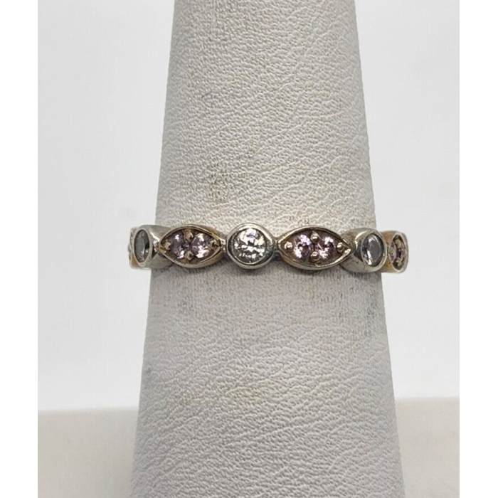 925 Sterling Silver CZ Ring Size 7