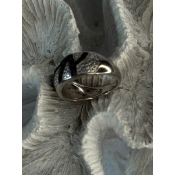 925 Sterling Silver Sapphire Ring Size 7