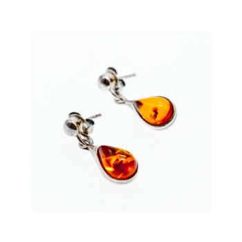 925 Sterling Silver Amber 