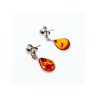 925 Sterling Silver Amber 