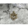 14K YELLOW GOLD STAR OF DAVID PENDANT