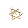 14K YELLOW GOLD STAR OF DAVID PENDANT
