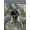925 Sterling Silver Sapphire & Beryl Ring Size 8