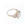 925 Sterling Silver CZ Ring Size 9