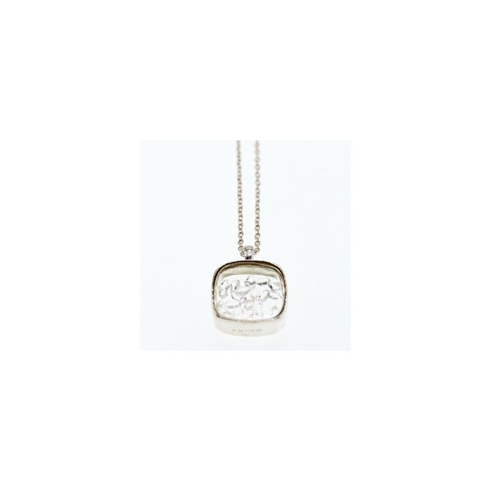 925 Sterling Silver CZ Chain with Pendant