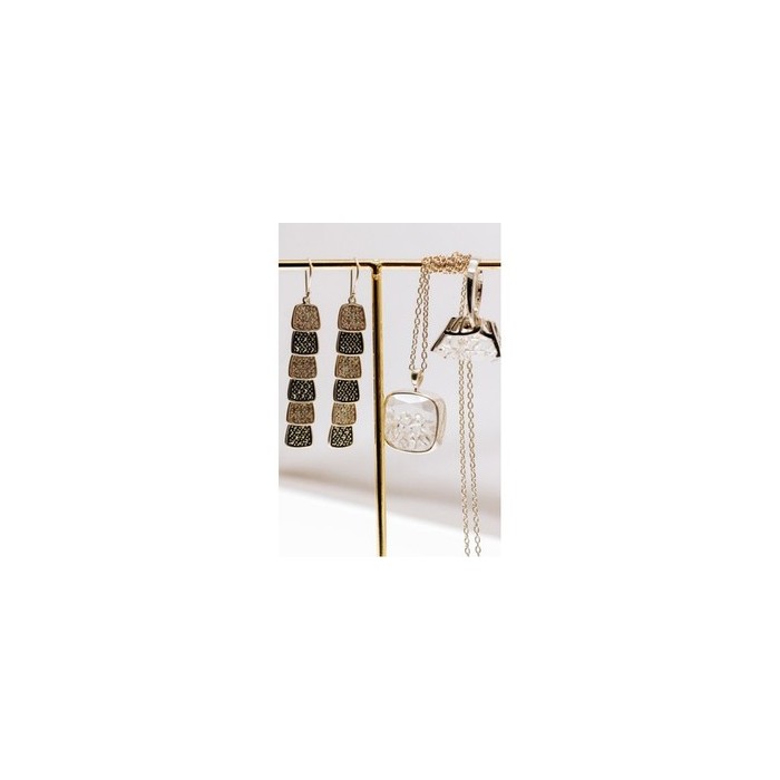 925 Sterling Silver CZ Chain with Pendant