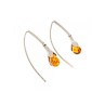 925 Sterling Silver Amber Earrings