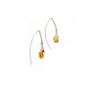 925 Sterling Silver Amber Earrings