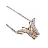 925 Sterling Silver Gold Plated Haliotis Butterfly Chain With Pendant
