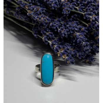 925 STERLING SILVER LARIMAR RING SIZE 8