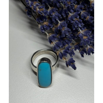 925 STERLING SILVER LARIMAR RING SIZE 8