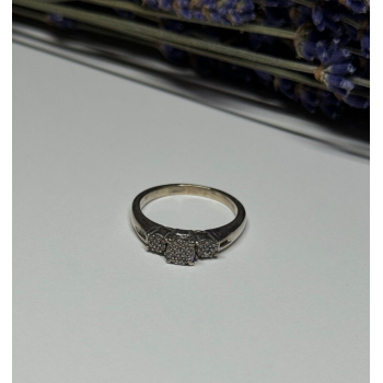 Jtw 925 Sterling Silver Sapphire Ring Size 7