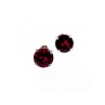 925 STERLING SILVER GARNET EARRINGS