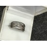 925 Sterling Silver CZ Ring Size 10