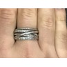 925 Sterling Silver CZ Ring Size 10