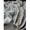 14K WHITE GOLD PEARL NECKLACE LENGTH 23 INCH