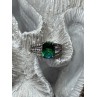 925 Sterling Silver Spinel & Beryl Ring Size 7.5