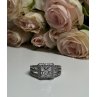 925 Sterling Silver CZ Ring Size 6