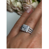 925 Sterling Silver CZ Ring Size 6
