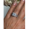 925 Sterling Silver CZ Ring Size 6