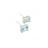 925 Sterling Silver Blue Topaz Earrings