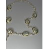 GOLD PLATED PEARL NECKLACE APPROX LENGTH 30 INCH THE BOTTOM OF PENDANT 3 INCH