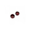 925 Sterling Silver Garnet Earrings