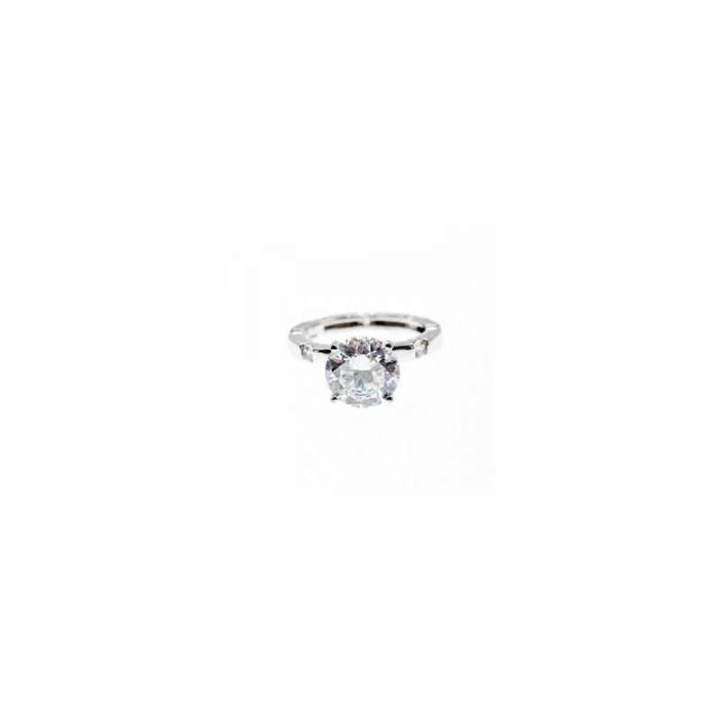 925 Sterling Silver CZ Ring Size 6