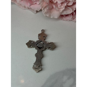 925 Sterling Silver Cross Length 2.3 In
