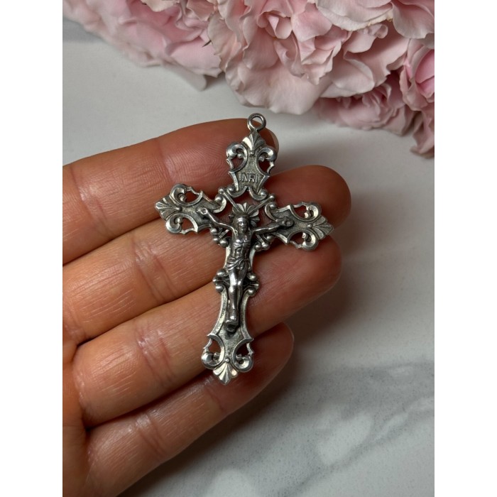 925 Sterling Silver Cross Length 2.3 In