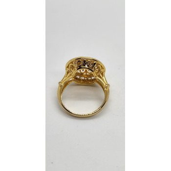 925 Sterling Silver CZ Ring Size 7.5