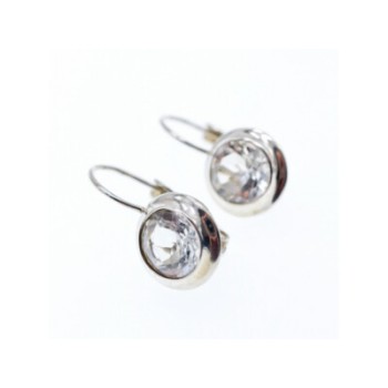 925 Sterling Silver White Beryl (goshenite) Earrings