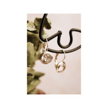 925 Sterling Silver White Beryl (goshenite) Earrings