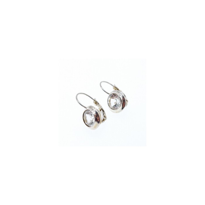 925 Sterling Silver White Beryl (goshenite) Earrings