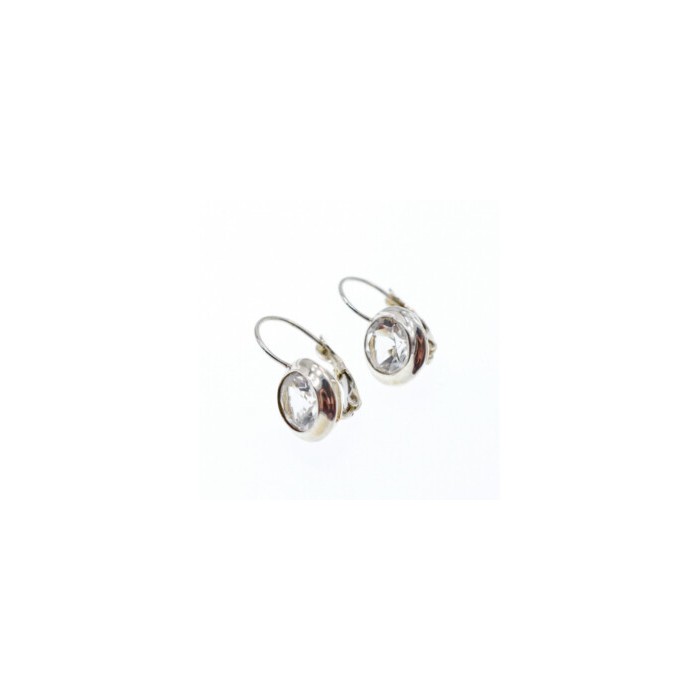 925 Sterling Silver White Beryl (goshenite) Earrings