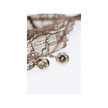 925 Sterling Silver White Beryl (goshenite) Earrings