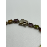 925 STERLING SILVER TOURMALINES BRACELET