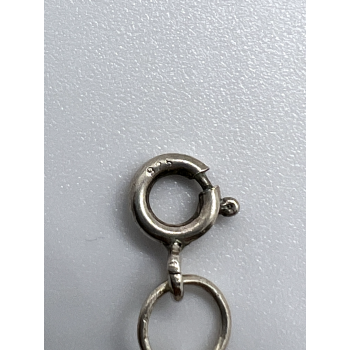 925 STERLING SILVER AGATE & MARCASITE BRACELET