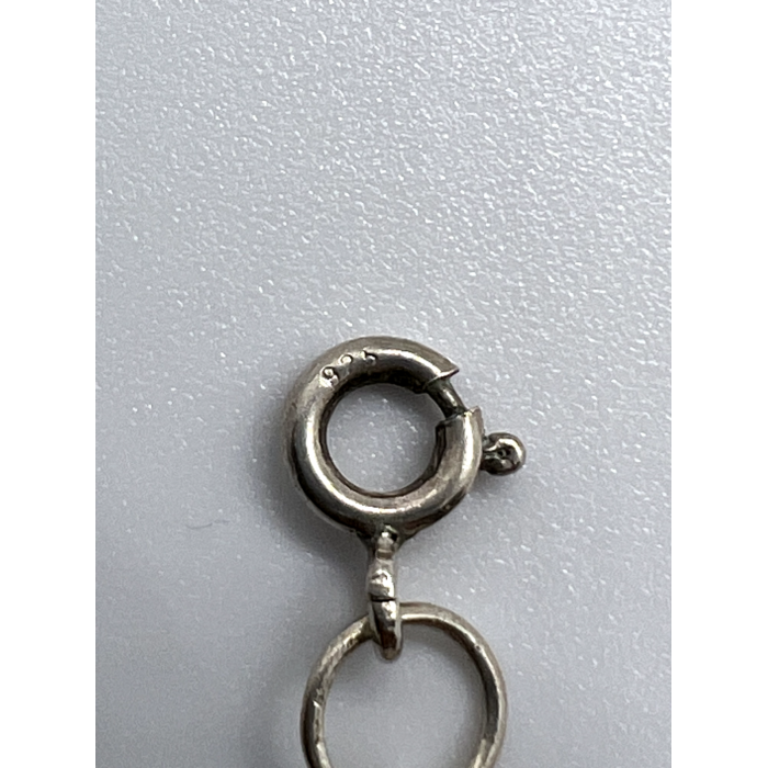 925 STERLING SILVER AGATE & MARCASITE BRACELET