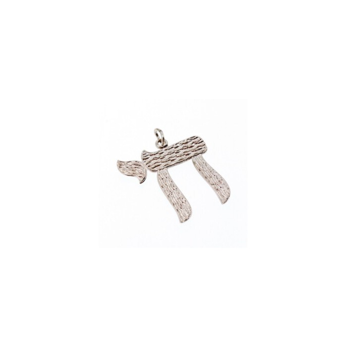 925 Sterling Silver Letter Hai Pendant