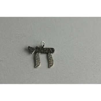 925 Sterling Silver Letter Hai Pendant