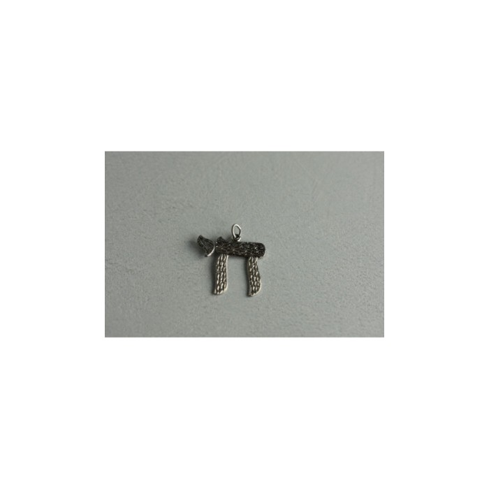 925 Sterling Silver Letter Hai Pendant