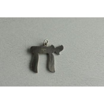 925 Sterling Silver Letter Hai Pendant