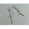 925 Sterling Silver Copper Plated Original Disign Earrings Usa