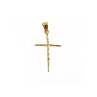 14K YELLOW GOLD CROSS PENDANT