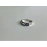 925 Sterling Silver Purple CZ Ring Size 6.5