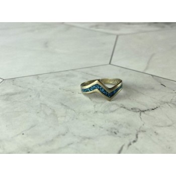 Vintage 925 Sterling Silver Malachite Mosaic Ring Size 6