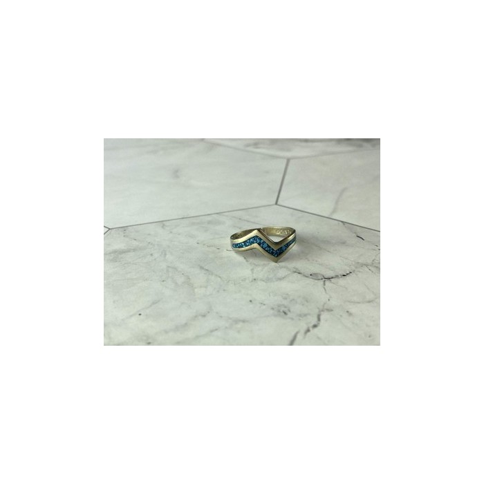 Vintage 925 Sterling Silver Malachite Mosaic Ring Size 6