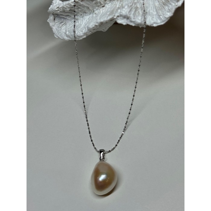 925 STERLING SILVER FRESH WATER NECKLACE LENGTH 18 Inch