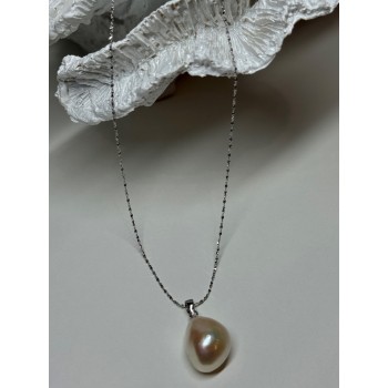 925 STERLING SILVER FRESH WATER NECKLACE LENGTH 18 Inch